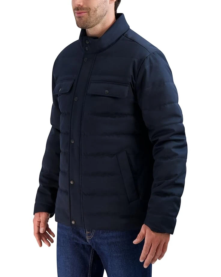 Cole Haan Quilted Heather Twill Jacket | Coats & Outerwear 3 Cole Haan Quilted Heather Twill Jacket | Coats & Outerwear