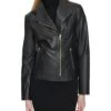 Cole Haan Moulded Collar Asymmetric Leather Jacket | Coats & Outerwear -Mode Shoe Shop 71 rBoQrlL. AC SR736920