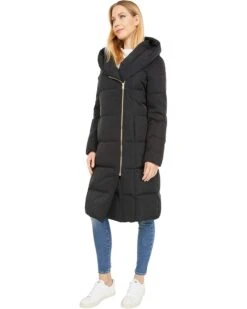 Cole Haan Zip Front Down Coat w/ Dramatic Oversized Hood | Coats & Outerwear -Mode Shoe Shop 71Cncd0GzjL. AC SR736920