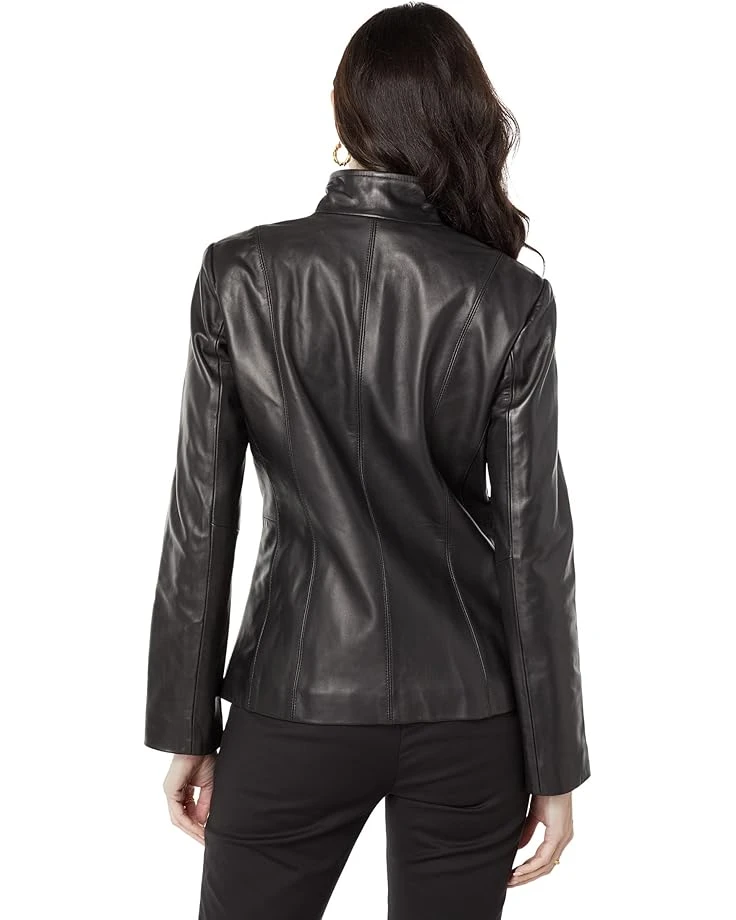 Cole Haan Wing Collar Leather Jacket | Coats & Outerwear 4 Cole Haan Wing Collar Leather Jacket | Coats & Outerwear - Image 2