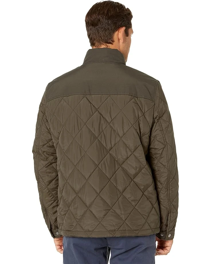 Cole Haan 28" Tonal Mix Media Diamond with Faux Sherpa Lining | Coats & Outerwear 4 Cole Haan 28" Tonal Mix Media Diamond with Faux Sherpa Lining | Coats & Outerwear - Image 2