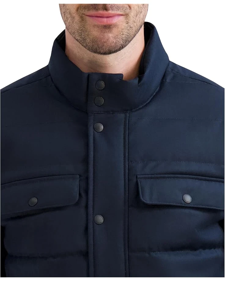Cole Haan Quilted Heather Twill Jacket | Coats & Outerwear 5 Cole Haan Quilted Heather Twill Jacket | Coats & Outerwear - Image 3