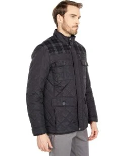 Cole Haan 29" Essential Quilt Mixed Media Multi Pocket Jacket | Coats & Outerwear -Mode Shoe Shop 71hqWE8absL. AC SR736920