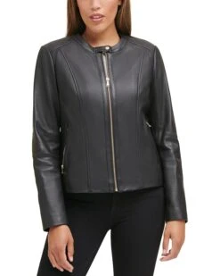 Cole Haan Leather Jacket | Coats & Outerwear -Mode Shoe Shop 71kKcw2S OL. AC SR736920