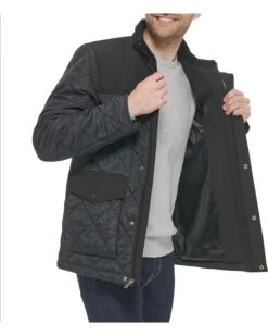 Cole Haan Melton Wool Multipocket Field Coat | Coats & Outerwear -Mode Shoe Shop 71oZihw5XZL. AC SR736920