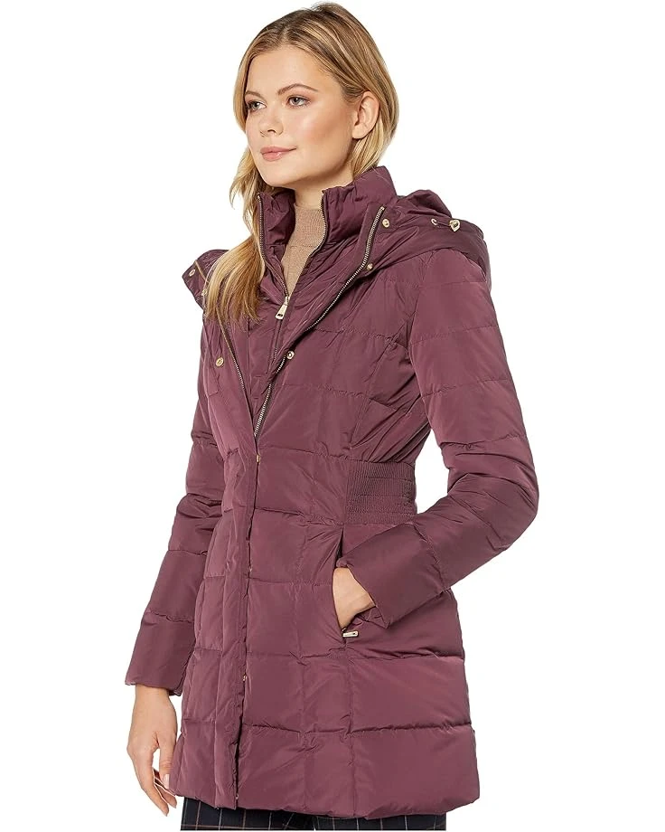 Cole Haan Down Coat with Bib Front and Dramatic Hood | Coats & Outerwear 3 Cole Haan Down Coat with Bib Front and Dramatic Hood | Coats & Outerwear - Image 2