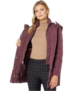 Cole Haan Down Coat with Bib Front and Dramatic Hood | Coats & Outerwear 10 Cole Haan Down Coat with Bib Front and Dramatic Hood | Coats & Outerwear -Mode Shoe Shop 81ZY33i8VcL. AC SR736920